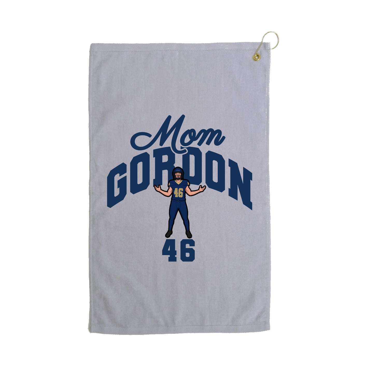 Golf Towel — Mothers Day Arch in Grey