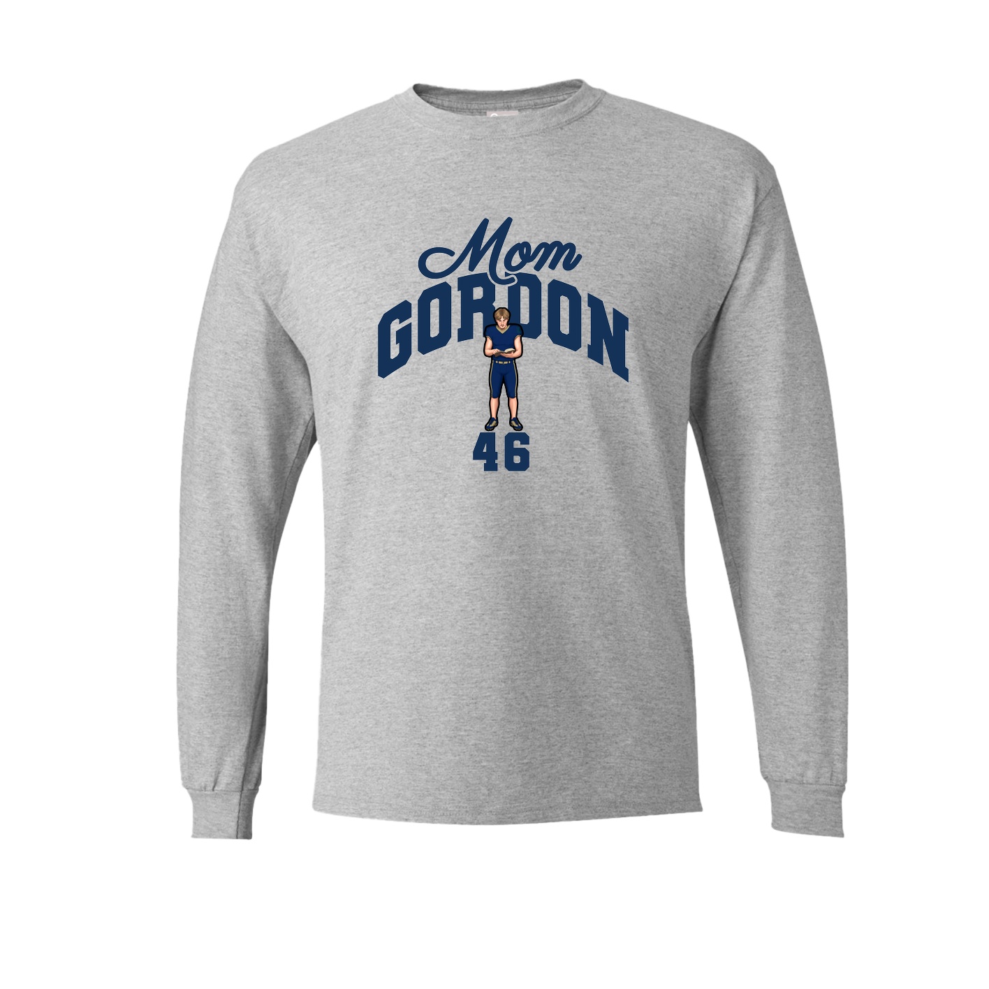 Long Sleeve Tee — Mothers Day Arch in Grey