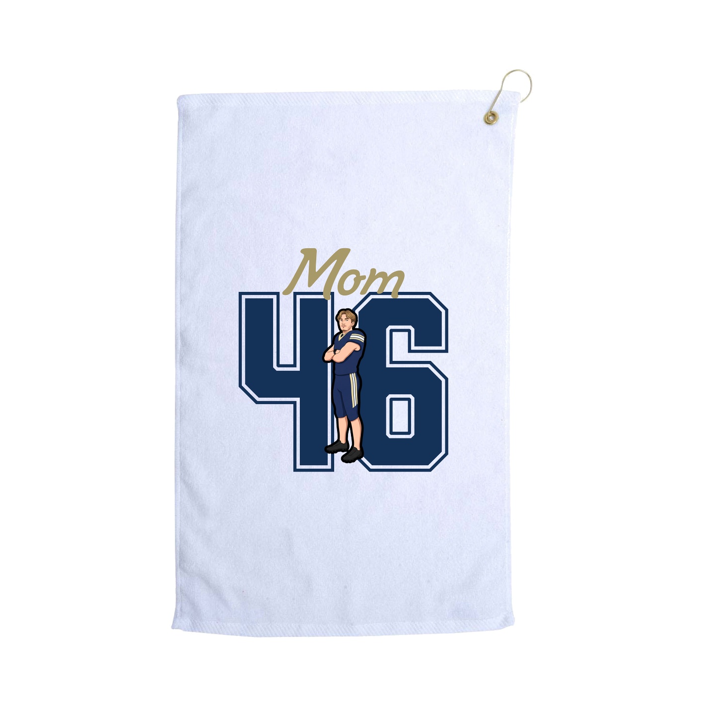 Golf Towel — Mothers Day Shirsey in White