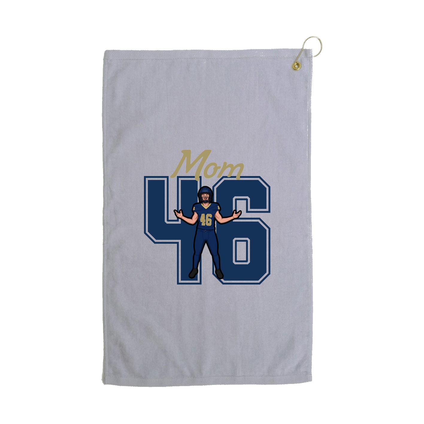 Golf Towel — Mothers Day Shirsey in Grey