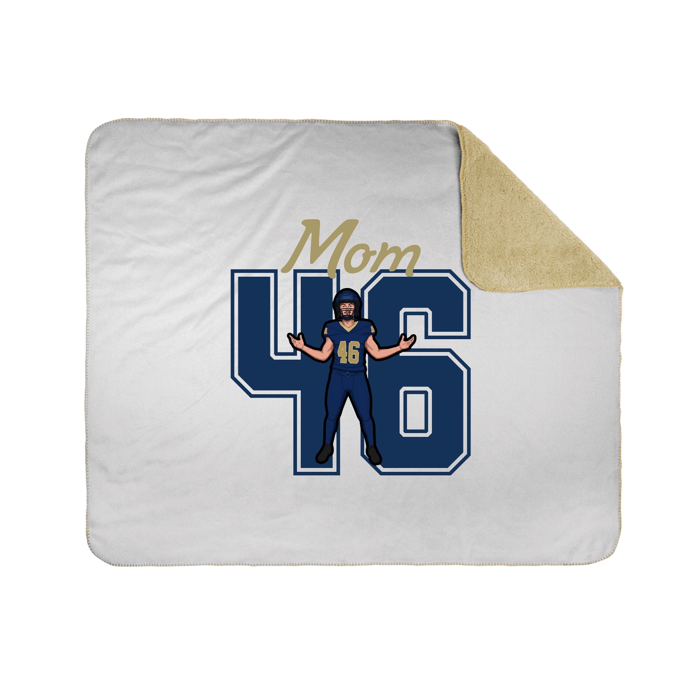 Throw Blanket — Mothers Day Shirsey in White