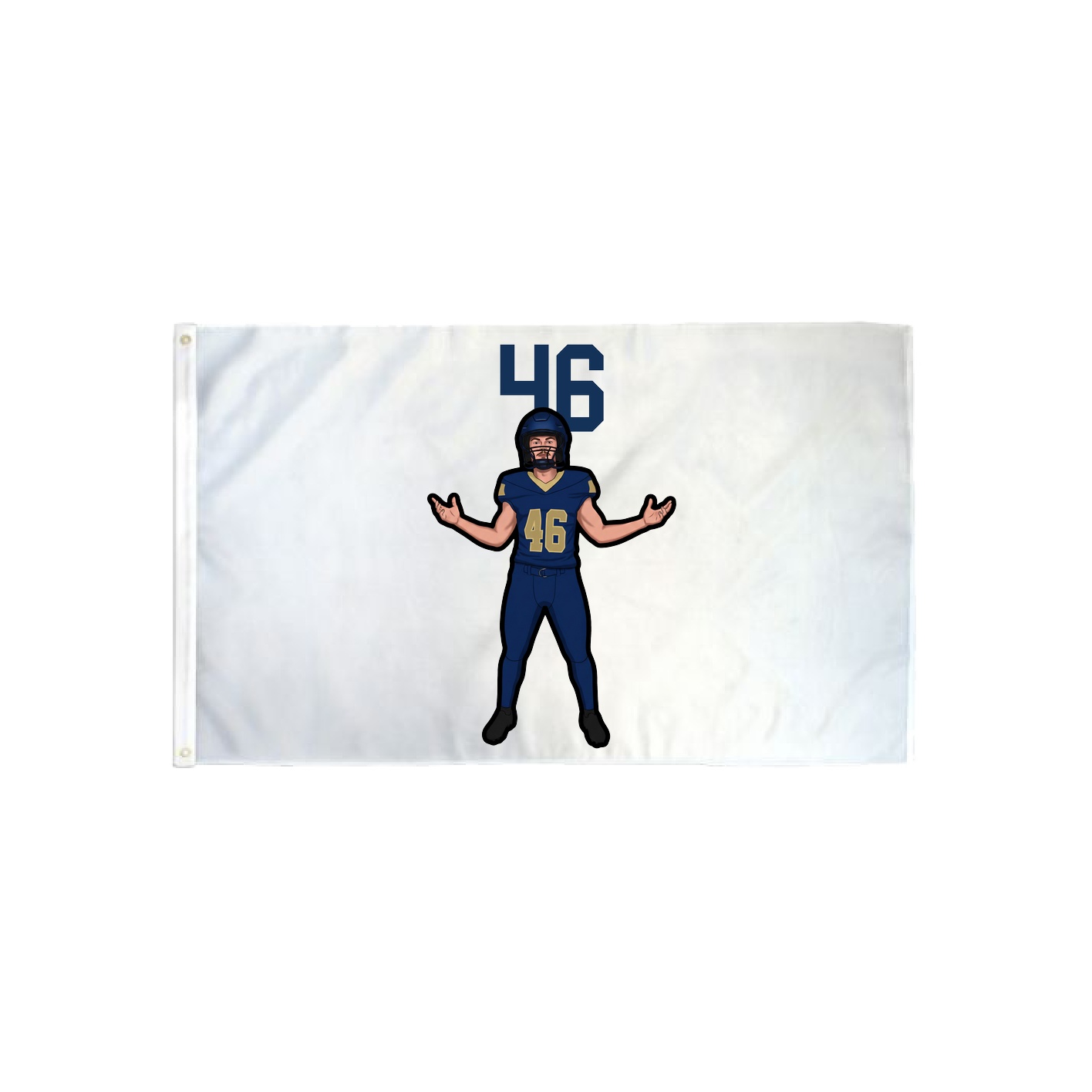 3x5 Flag — Number Top in Classic