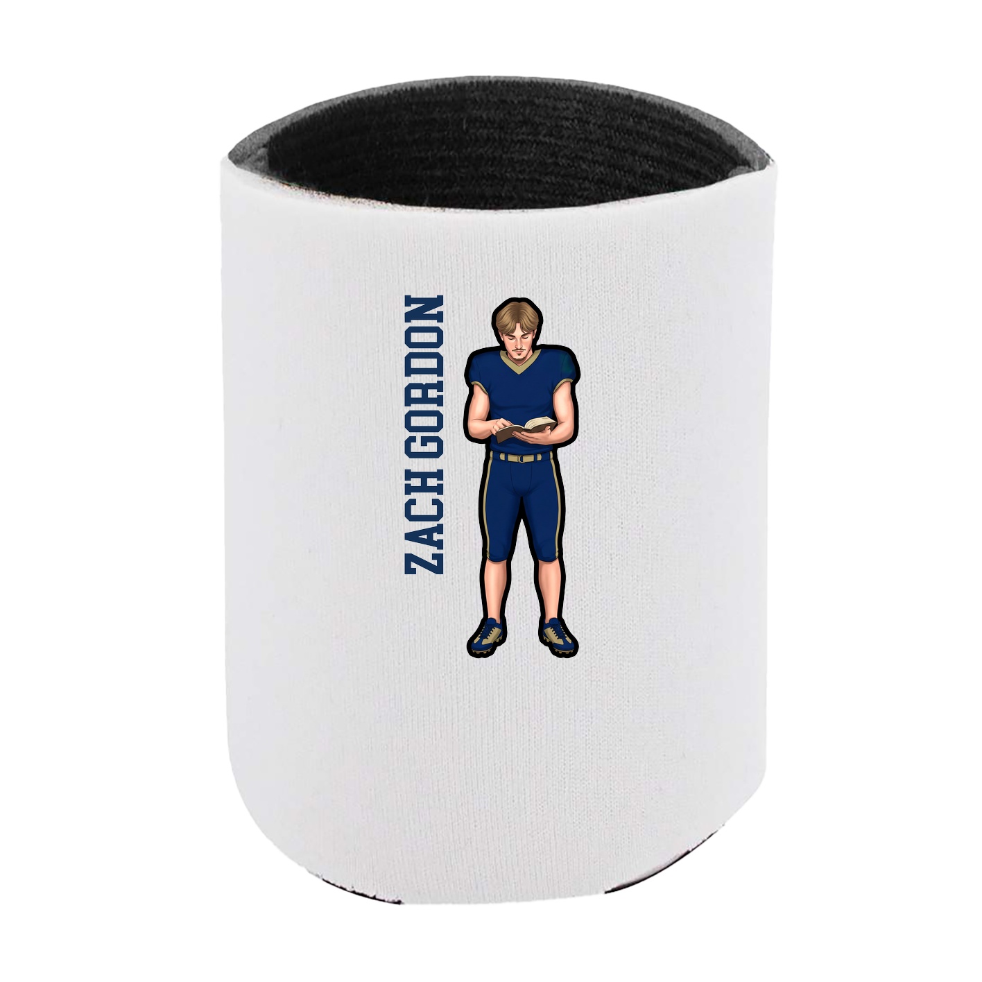Can Holder — Name Vertical in White
