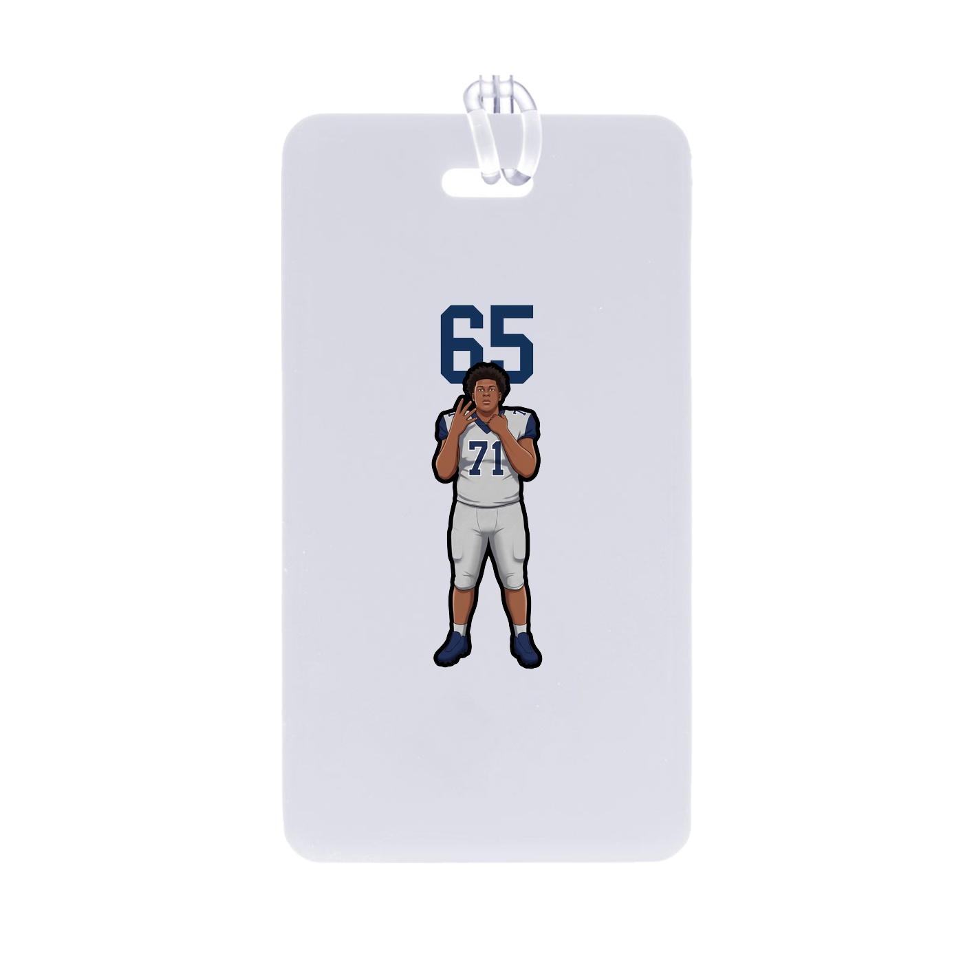 Bag Tag — Number Top in Classic