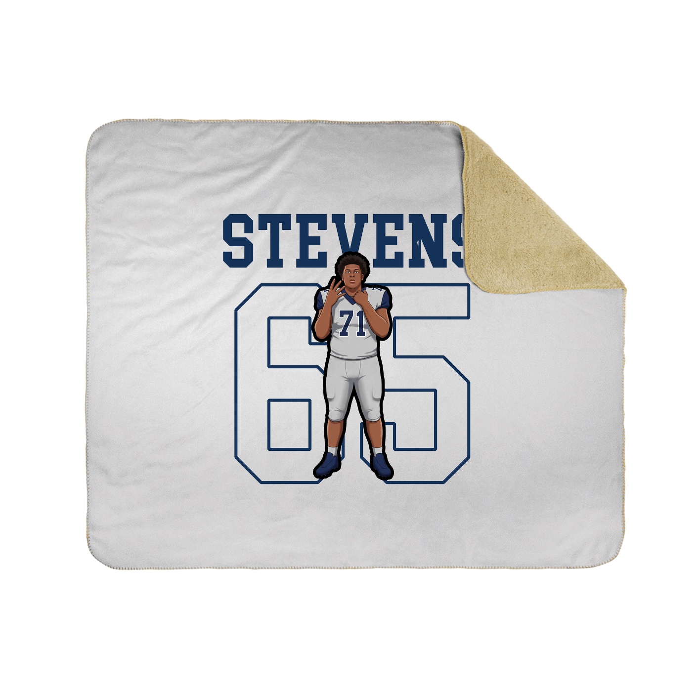 50x60 Sherpa Lined Throw Blanket