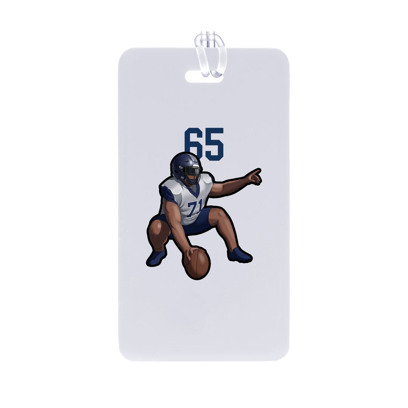 Bag Tag — Number Top in Classic