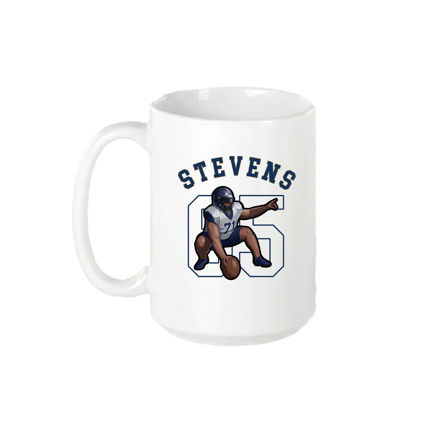 15oz Coffee Mug — Shirsey Arch in White