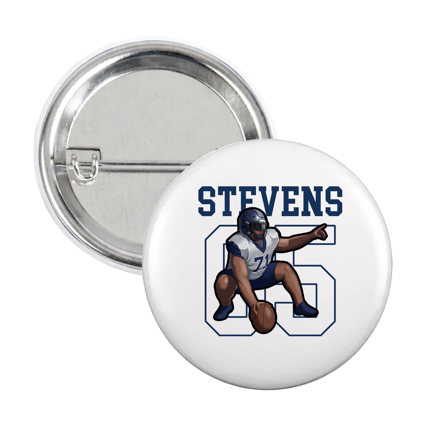 Game Day Button — Shirsey in White