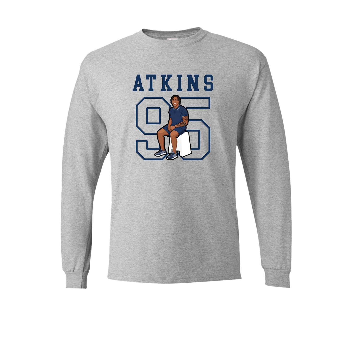 Long Sleeve Tee — Shirsey in Grey