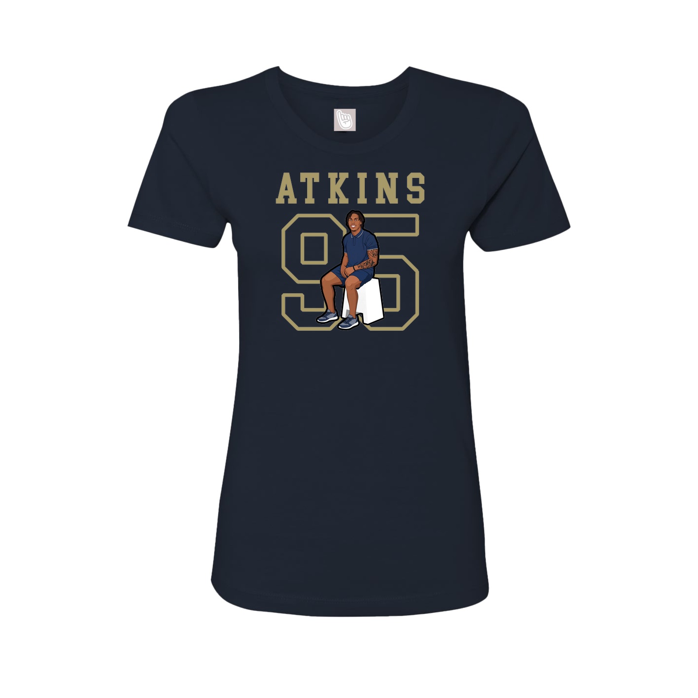 Fitted Women's Tee — Shirsey in Navy