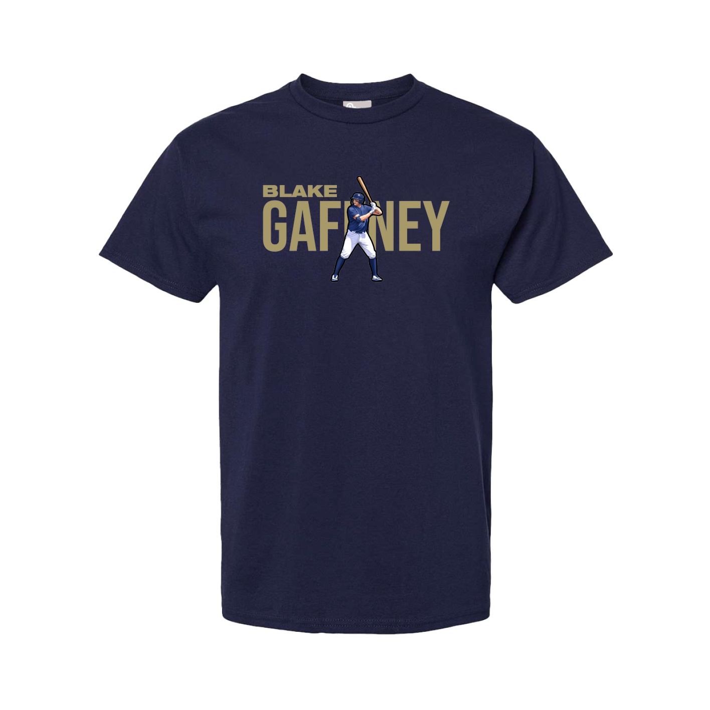 Youth Tee — Player Name in Navy