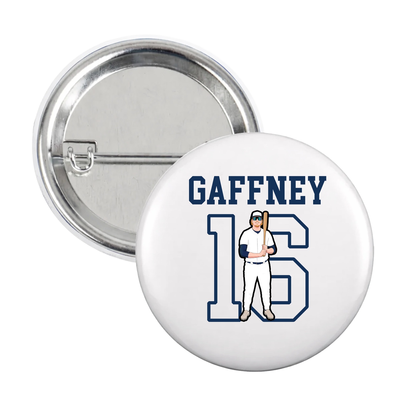 Game Day Button — Shirsey in White