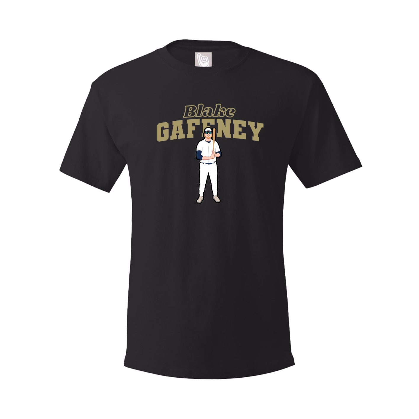 Youth Tee — Name Arch in Black