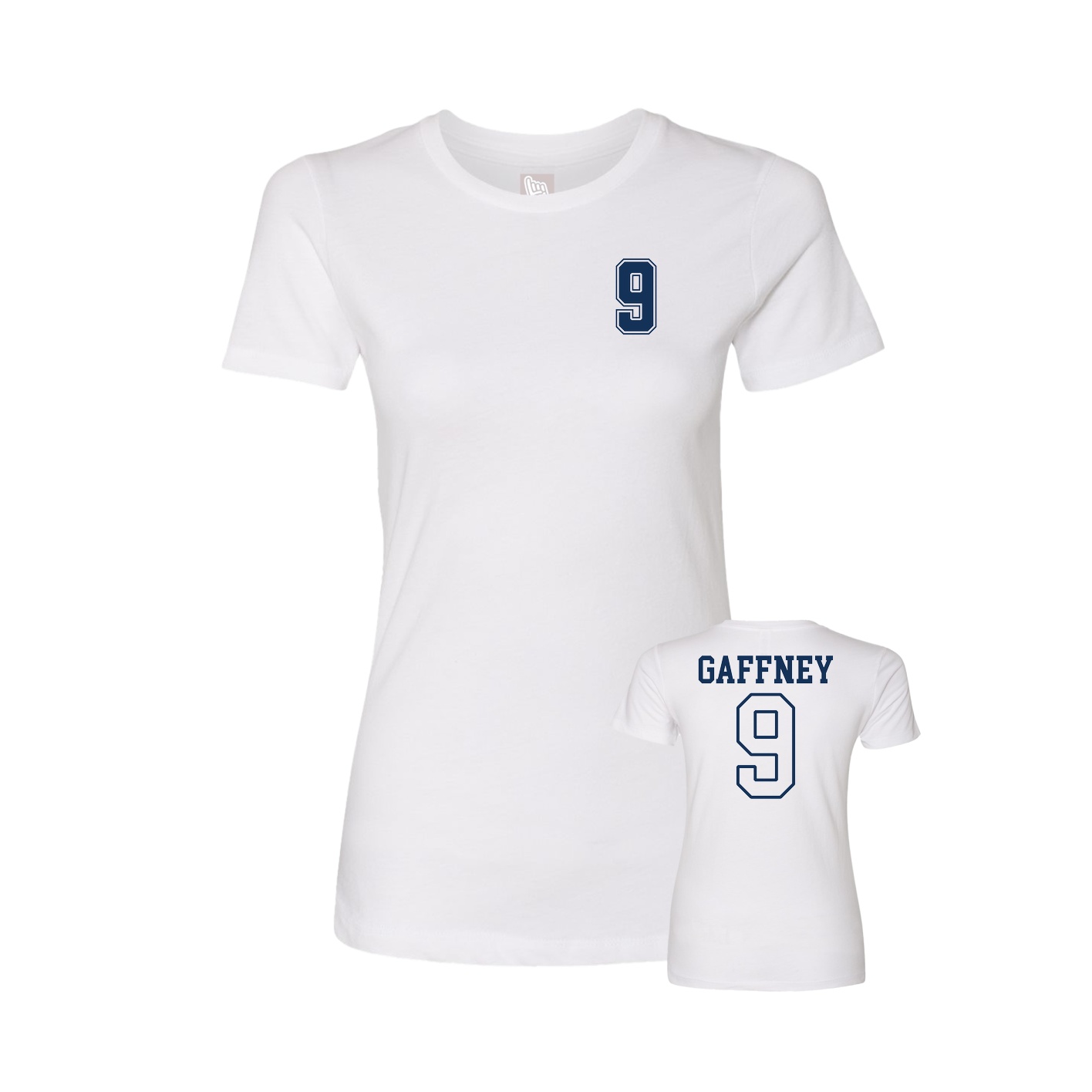 Womens Tee — Chest Back in White