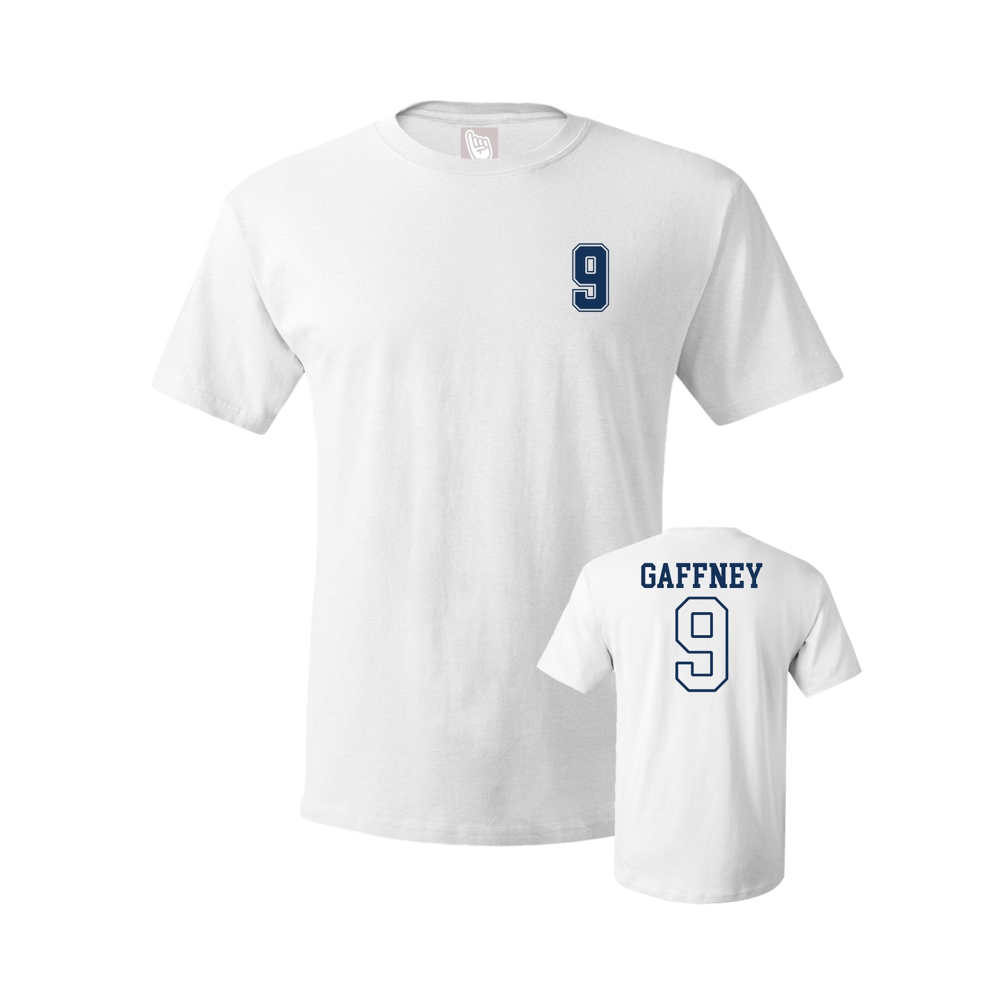 Youth Tee — Chest Back in White