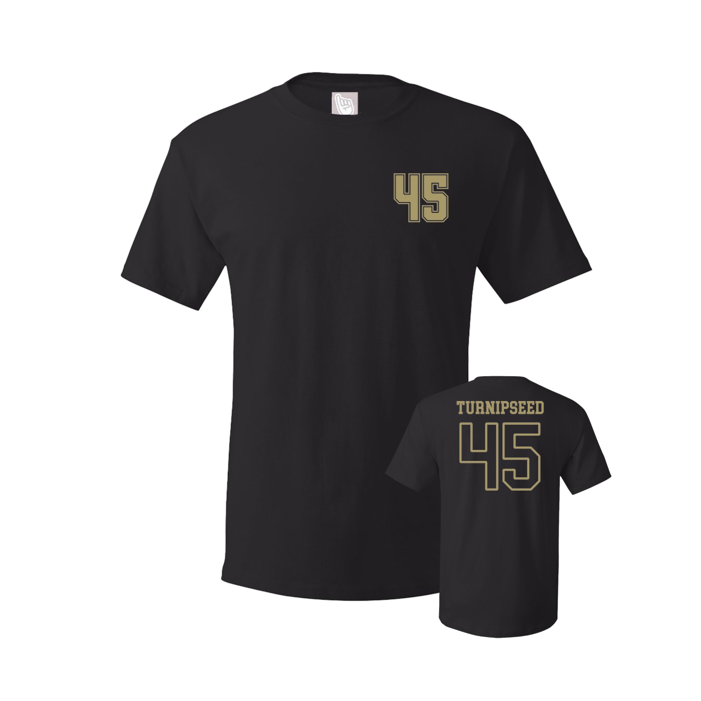 Youth Tee — Chest Back in Black