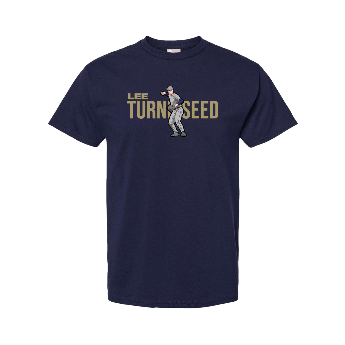 Tee — Player Name in Navy