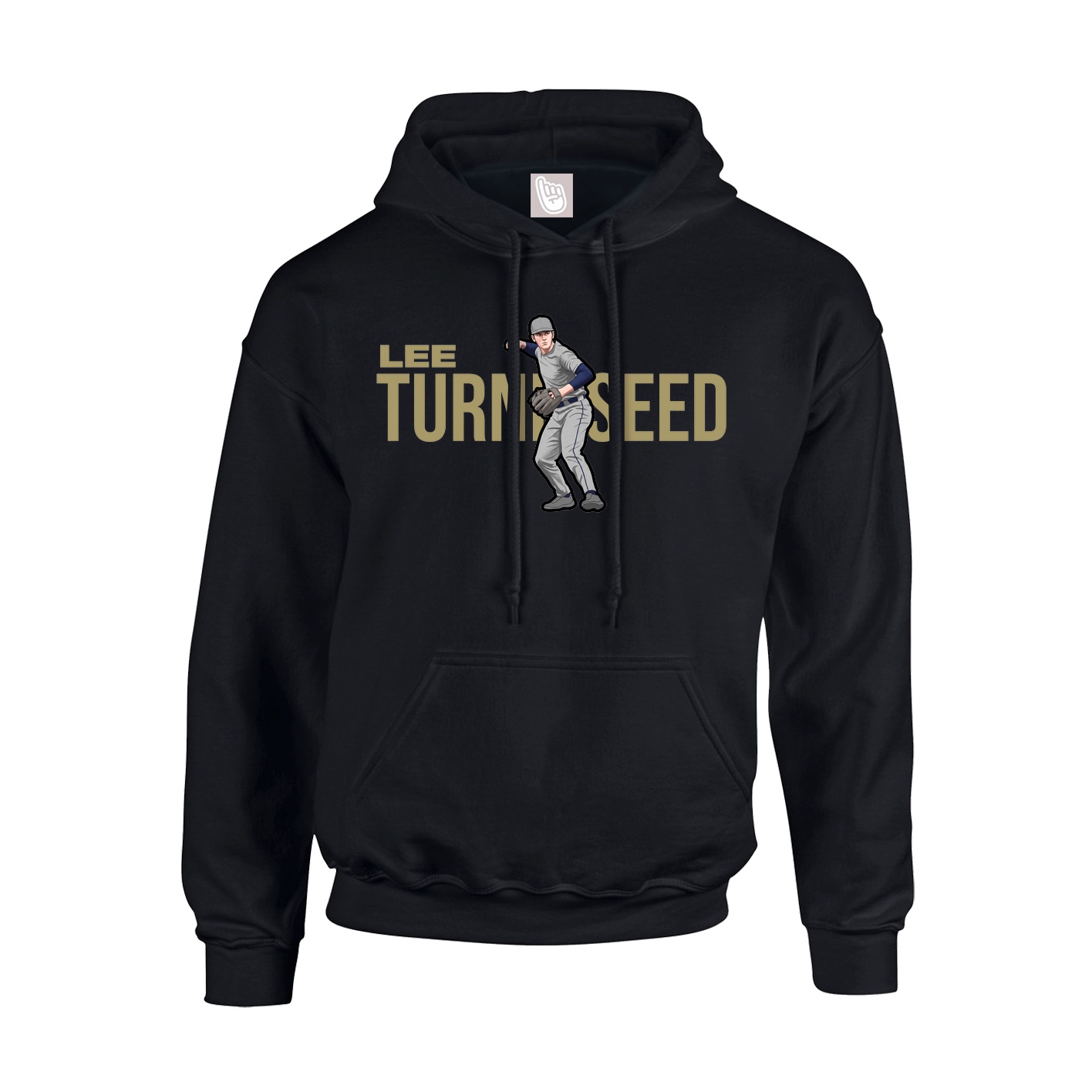 Hoodie — Player Name in Black