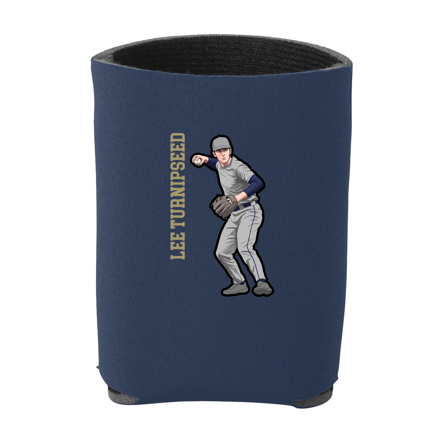 Can Holder — Name Vertical in Navy