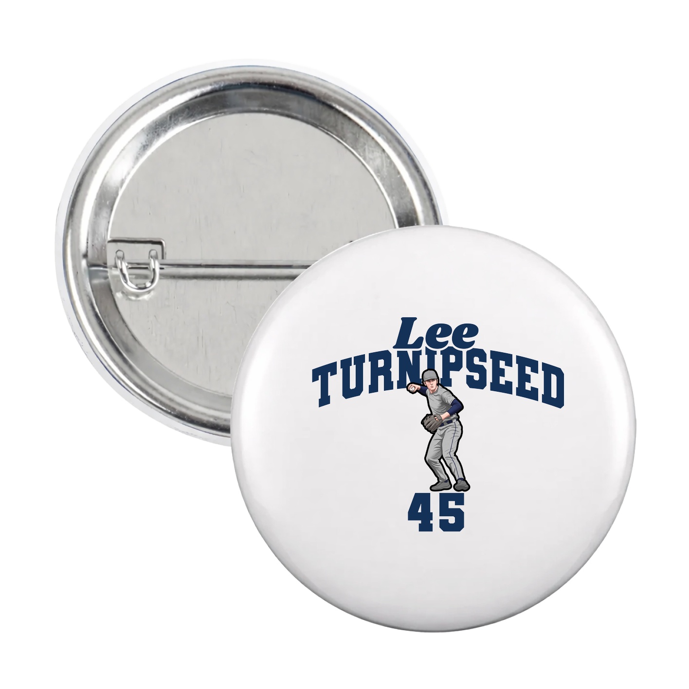 Game Day Button — Signature Arch in White