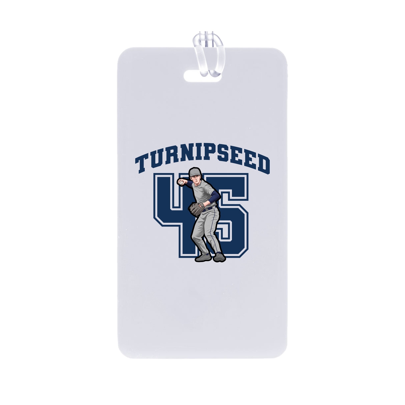 Bag Tag — Number in Classic