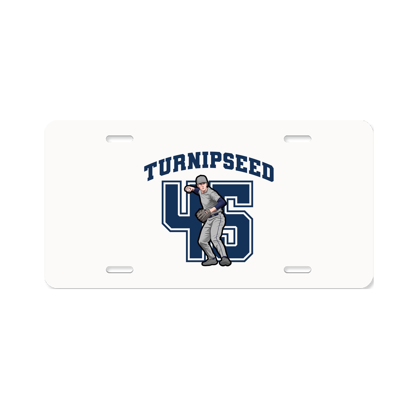 License Plate — Number in Classic