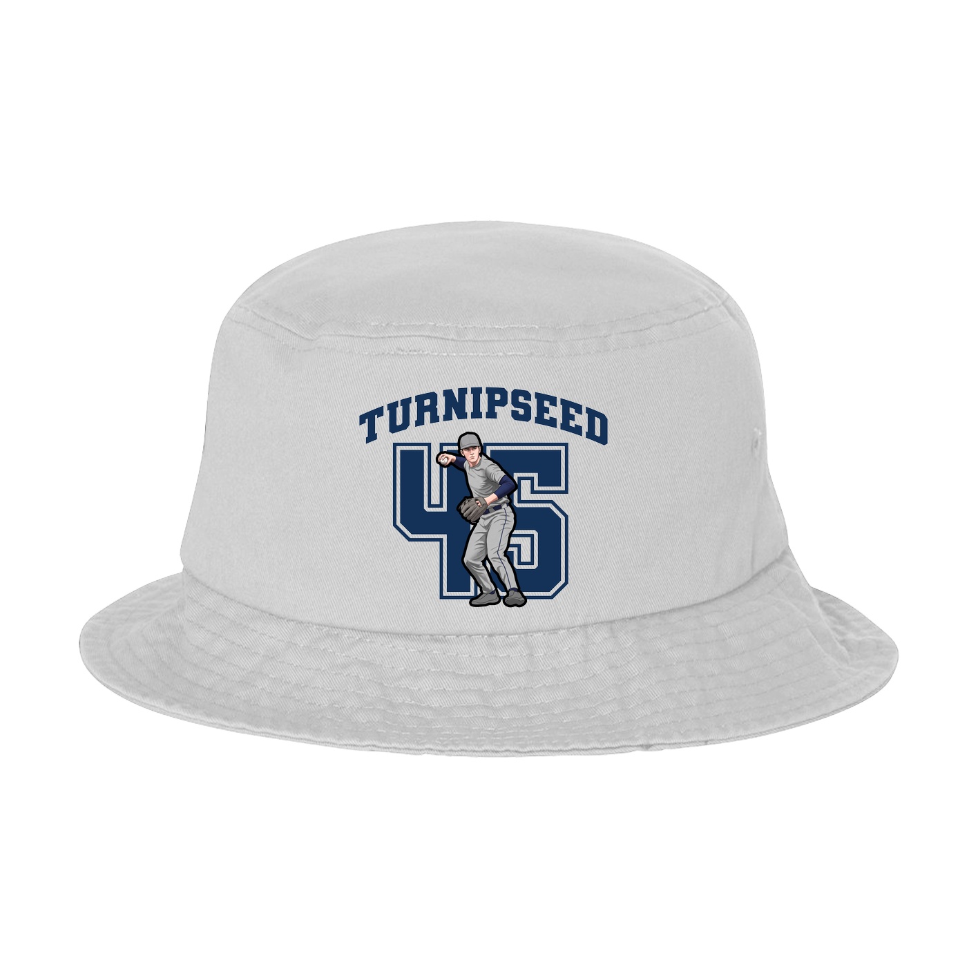Bucket Cap — Number in White