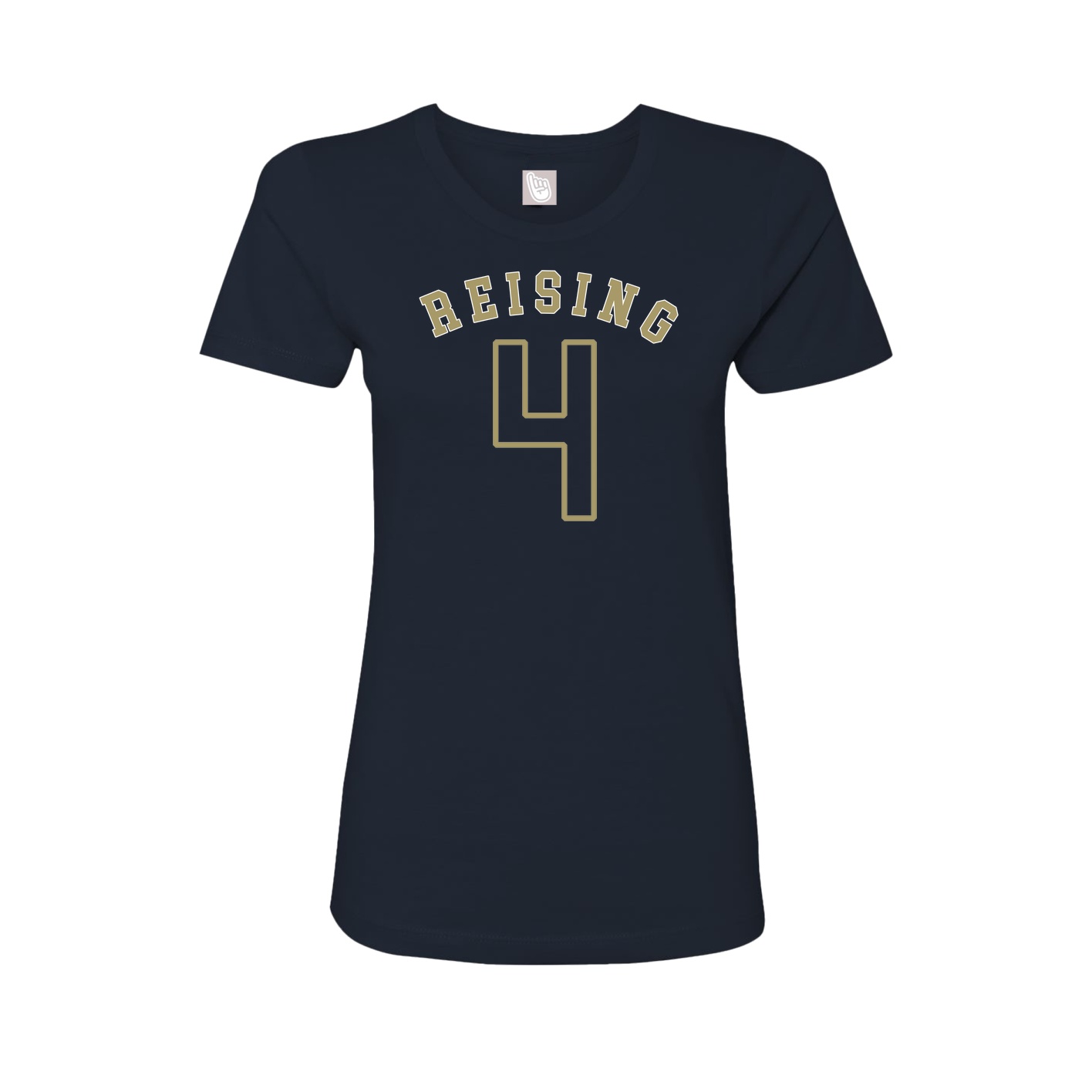Fitted Women's Tee — Shirsey Arch in Navy