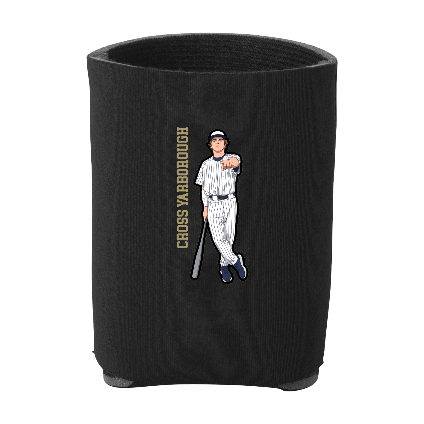 Can Holder — Name Vertical in Black