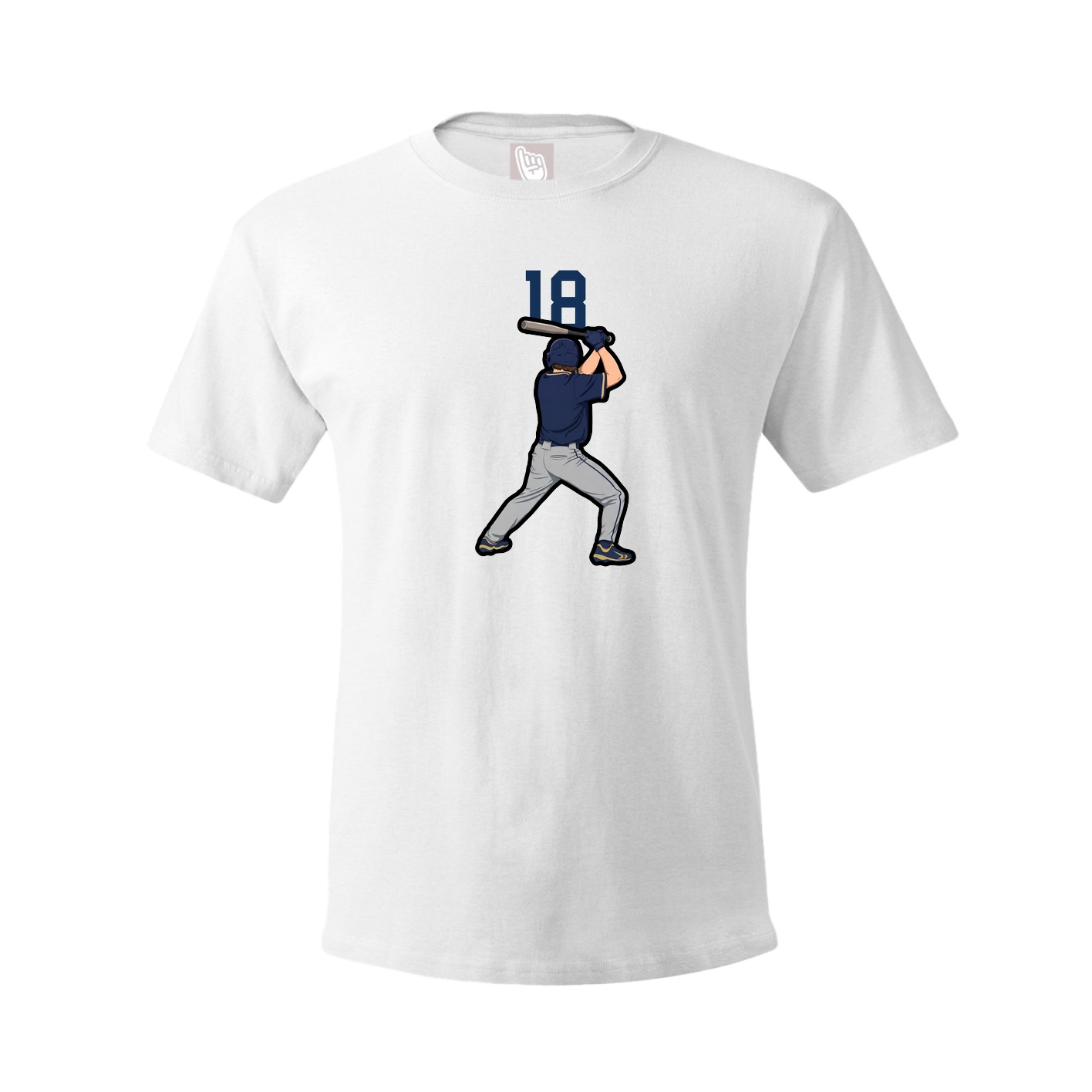 Tee — Number Top in White