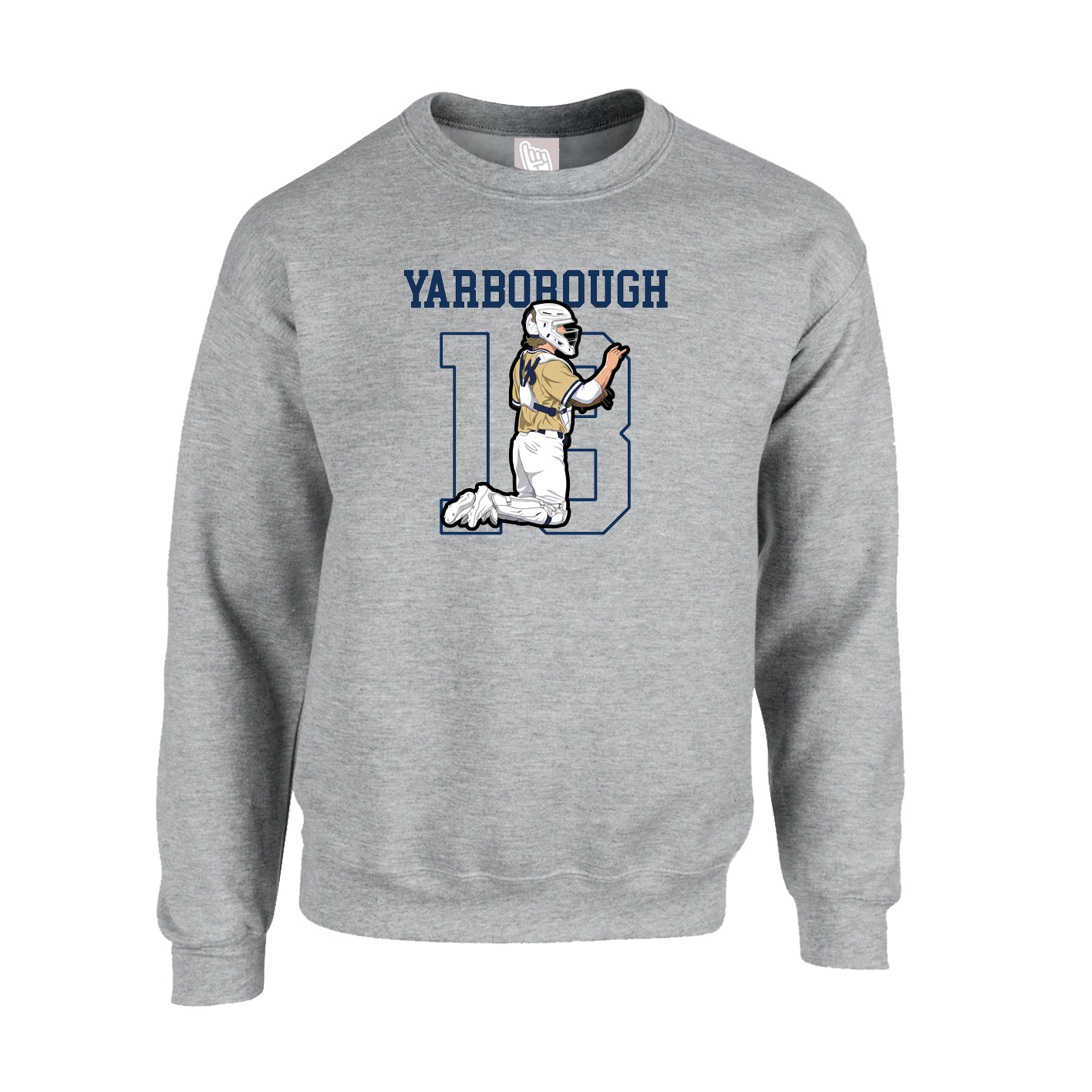 Fleece Crew — Shirsey in Grey