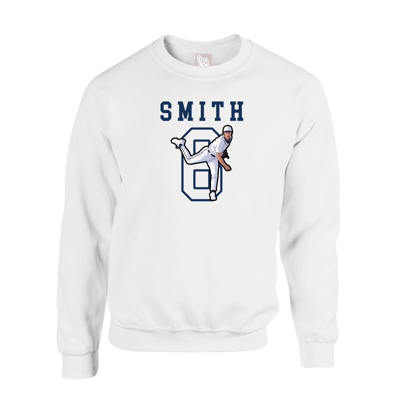 Fleece Crew — Shirsey in White