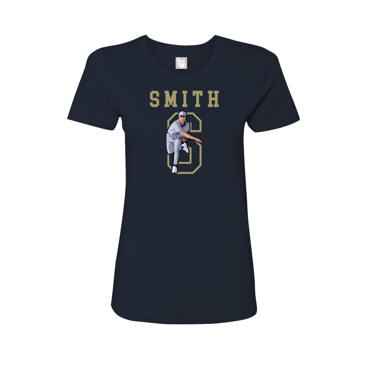 Fitted Women's Tee — Shirsey in Navy
