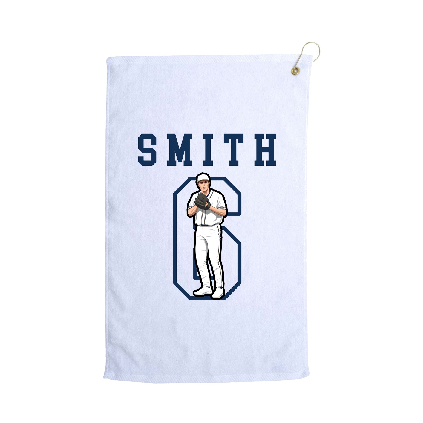 Golf Towel — Shirsey in White