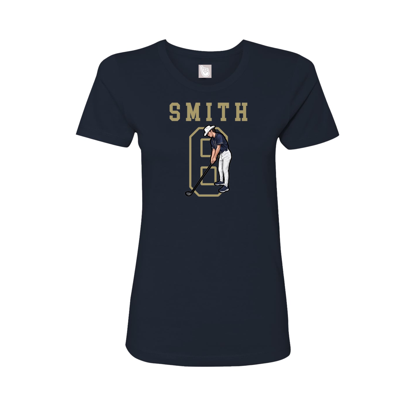 Fitted Women's Tee — Shirsey in Navy
