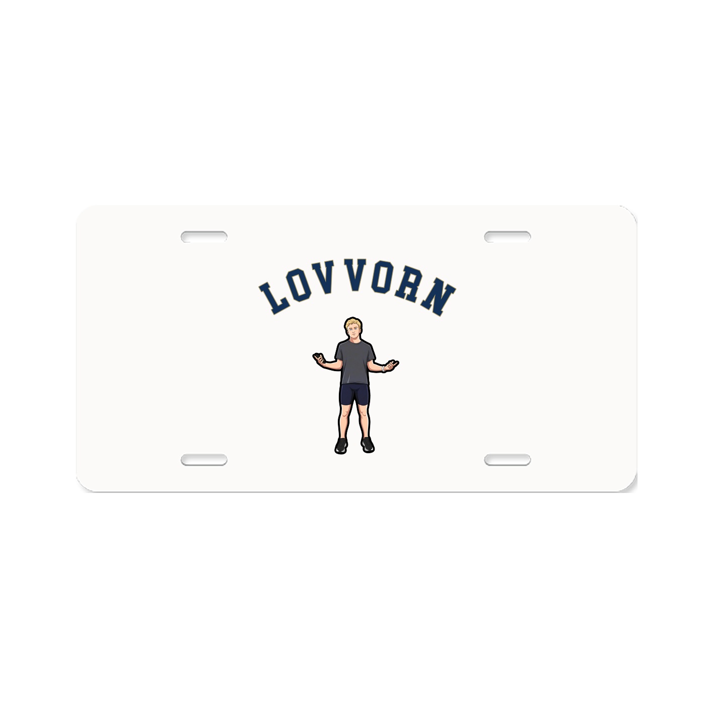 License Plate — Shirsey Arch in Classic
