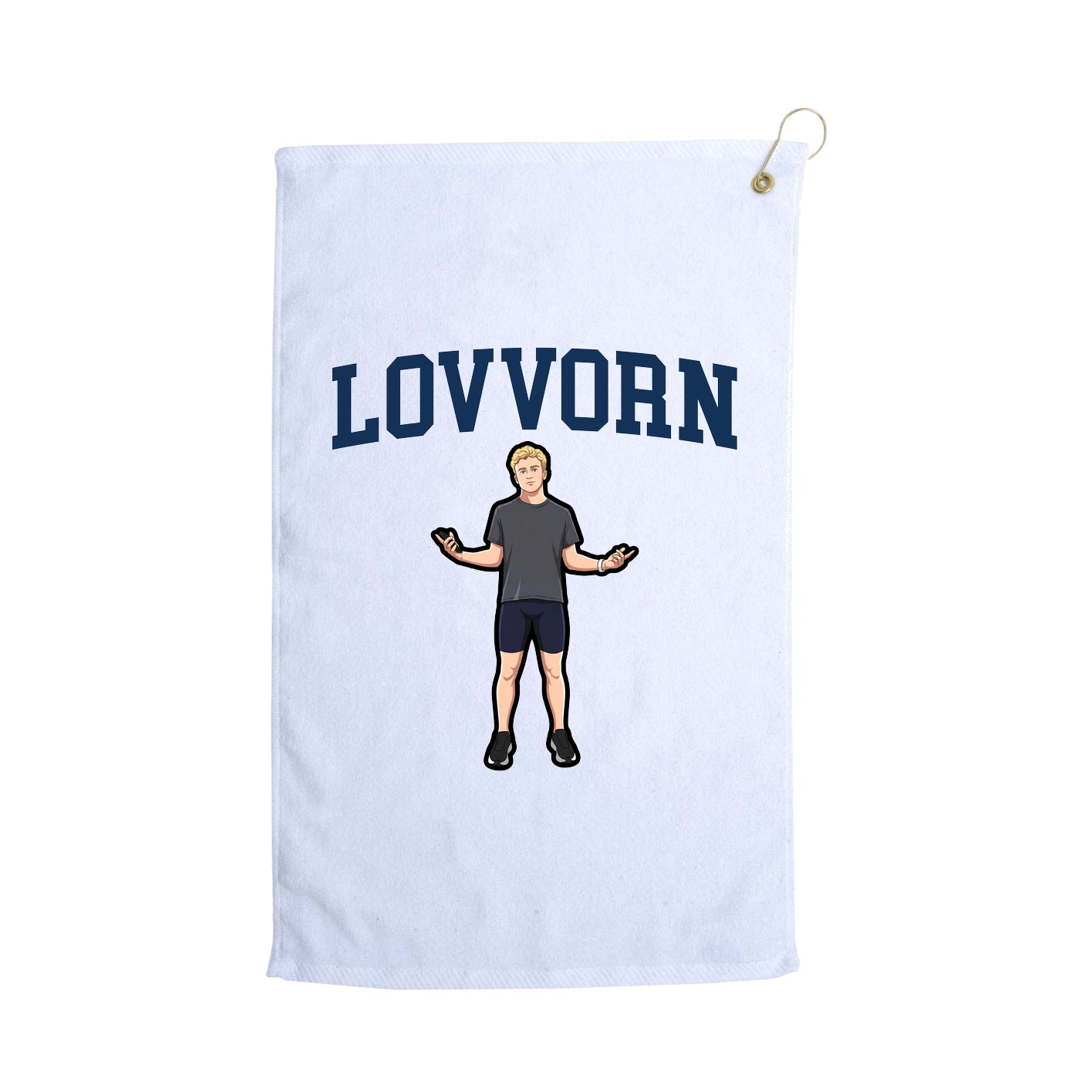 Golf Towel — Shirsey in White