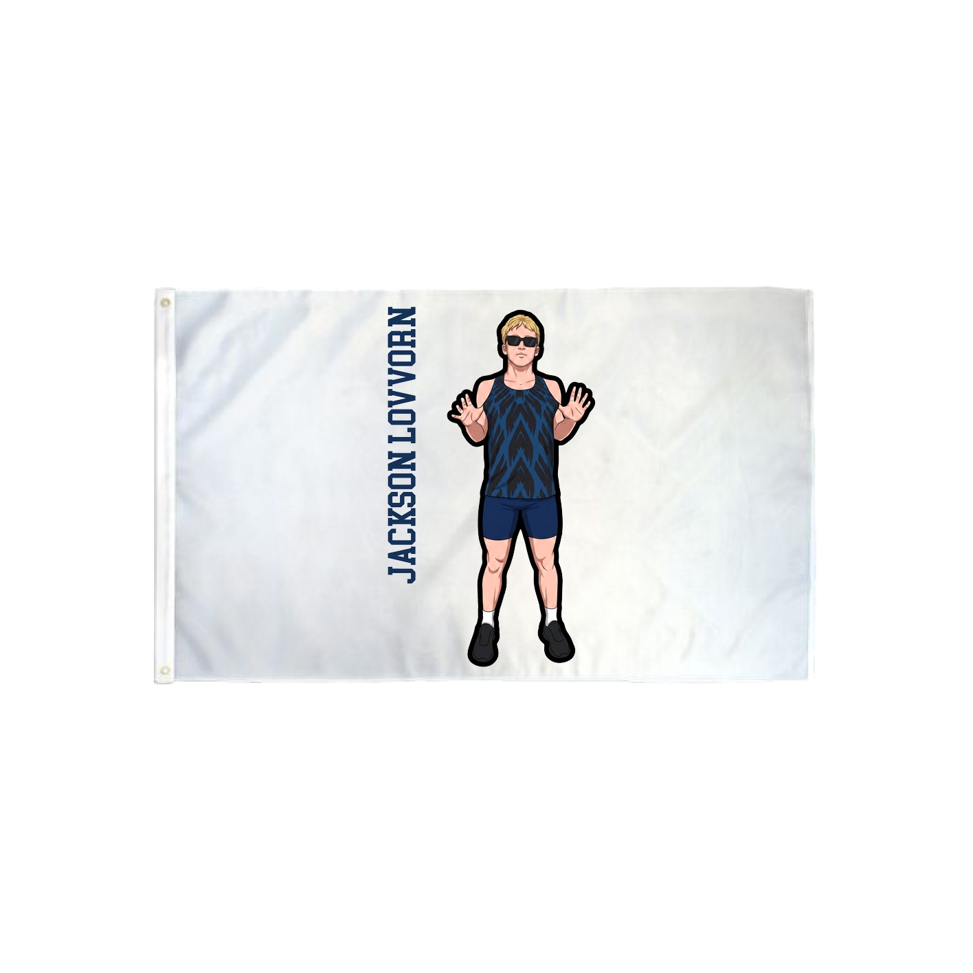 3x5 Flag — Name Vertical in Classic