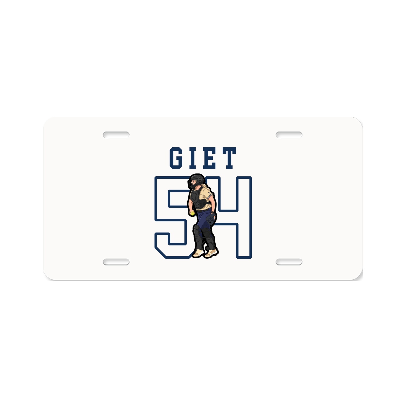License Plate — Shirsey in Classic