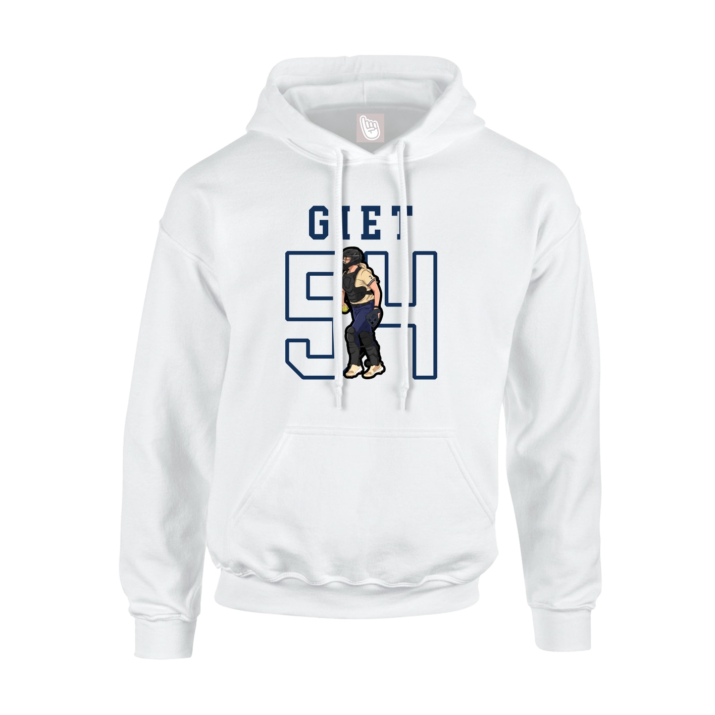 Youth Hoodie — Shirsey in White