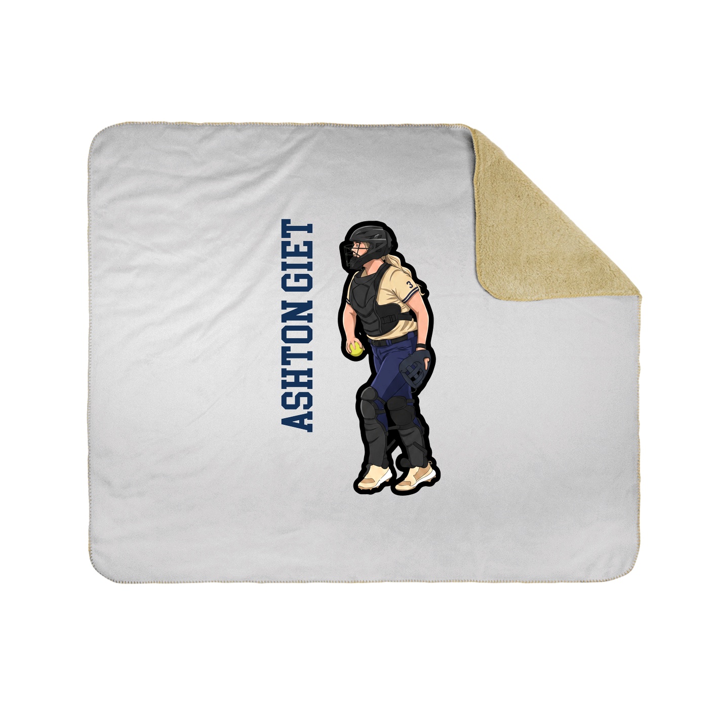 50x60 Sherpa Lined Throw Blanket