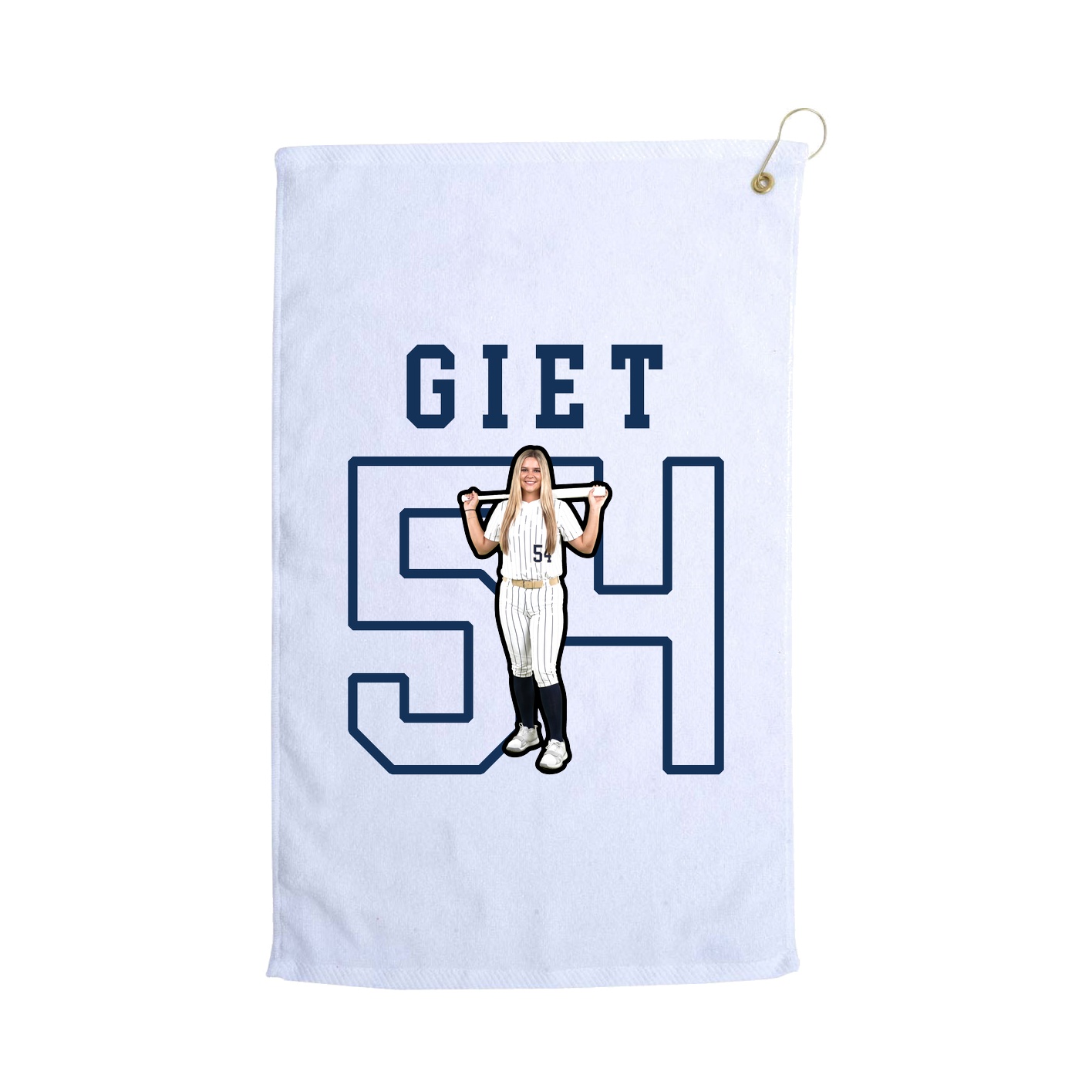 Golf Towel — Shirsey in White