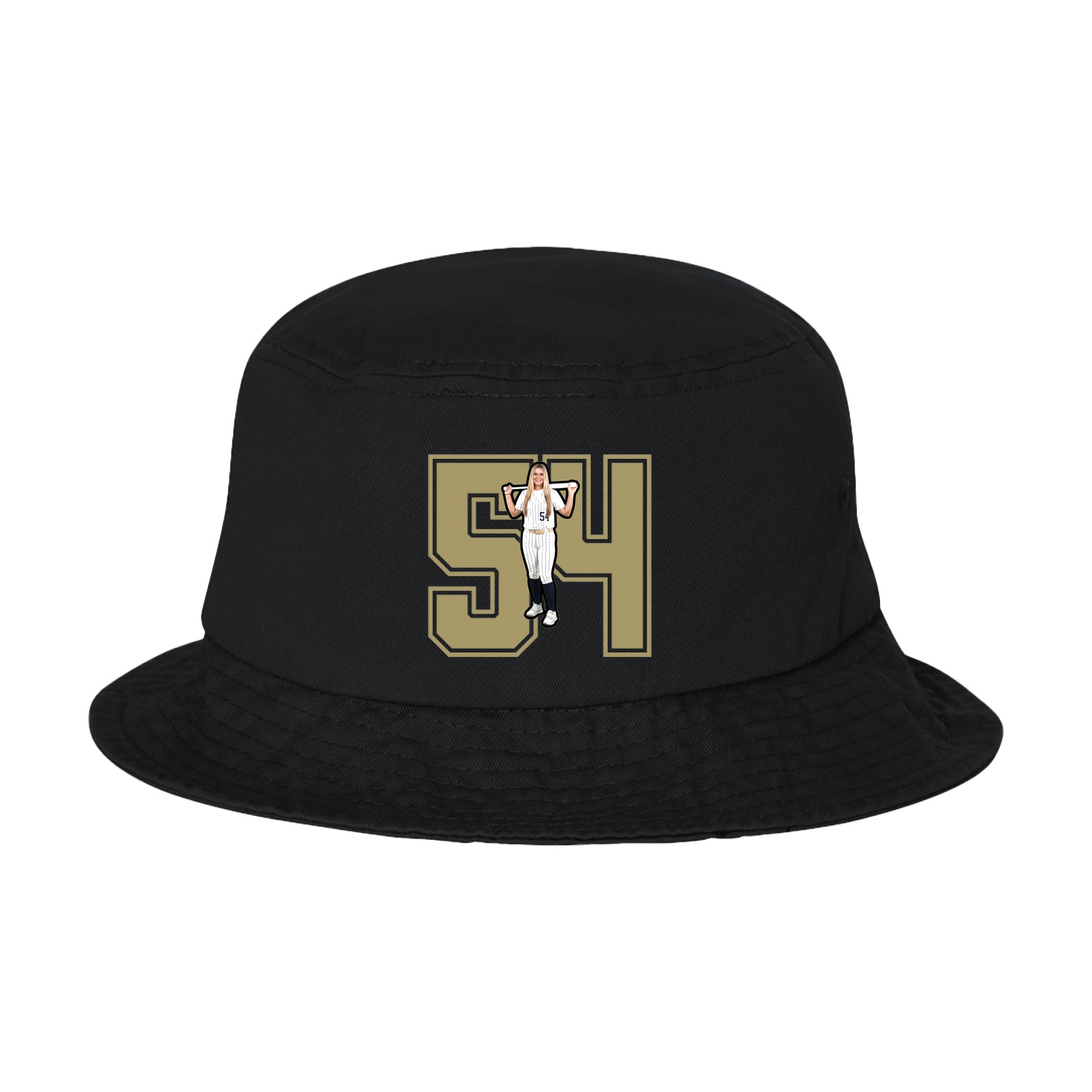 Bucket Cap — Number in Black