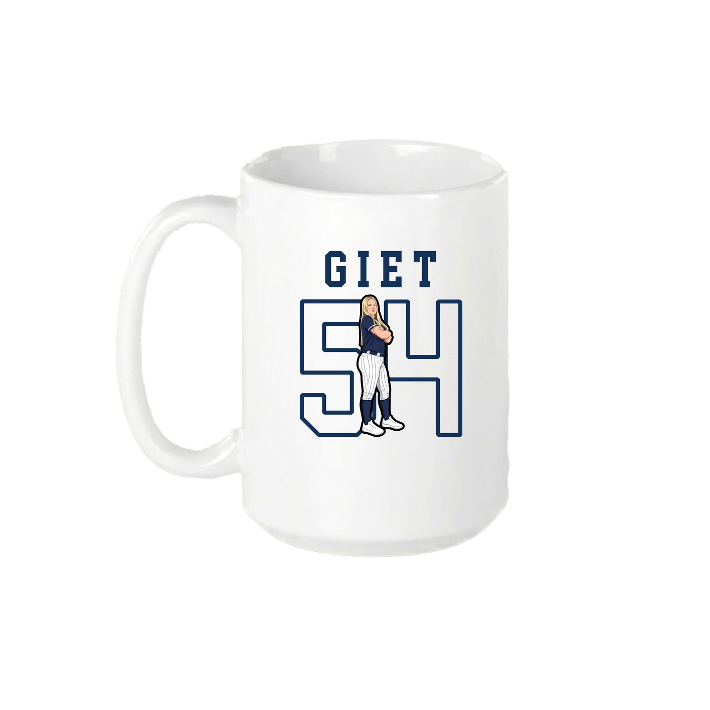 15oz Coffee Mug — Shirsey in White
