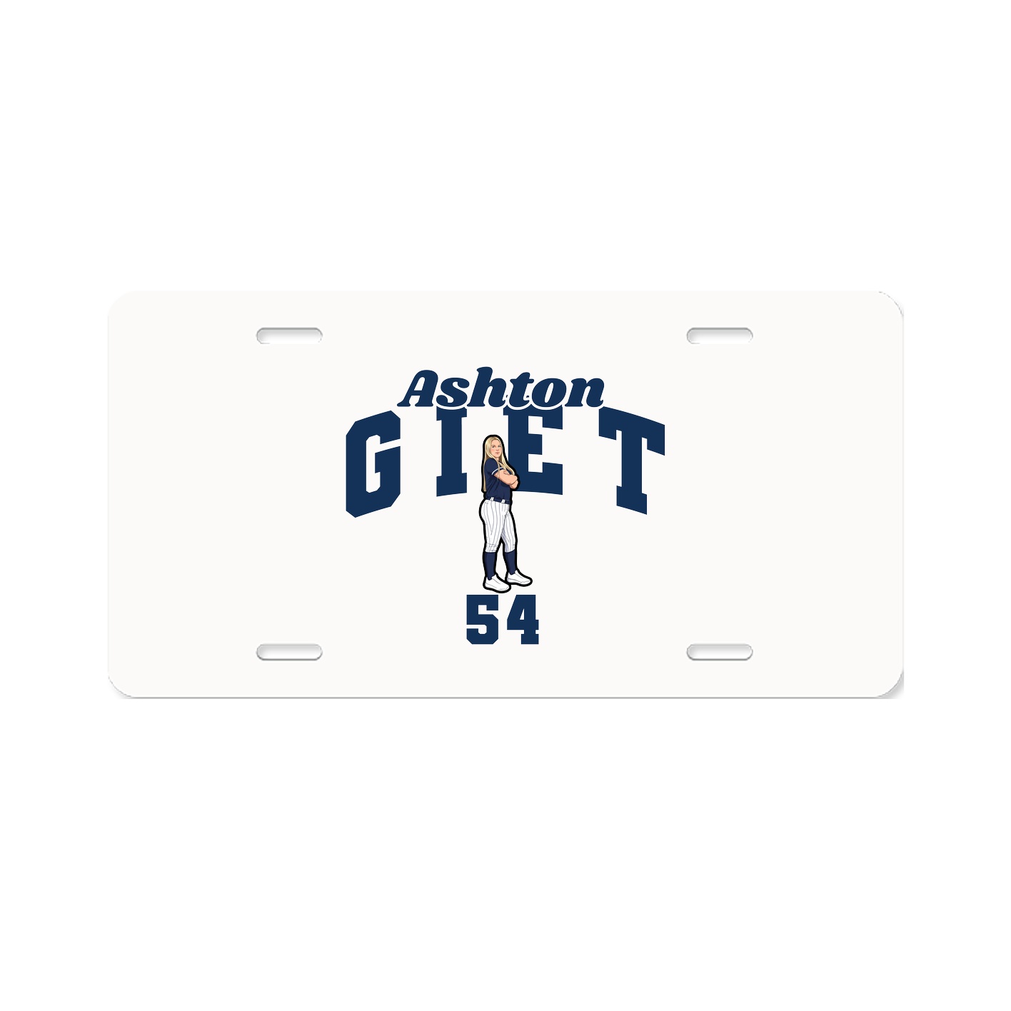 License Plate — Signature Arch in Classic