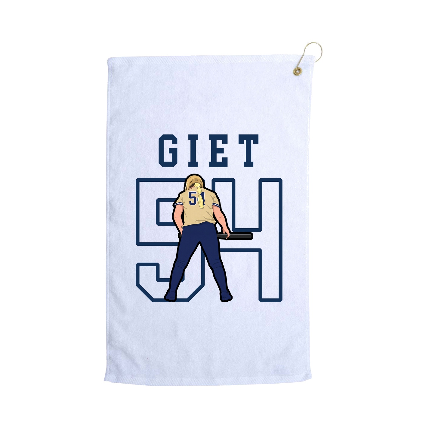 Golf Towel — Shirsey in White
