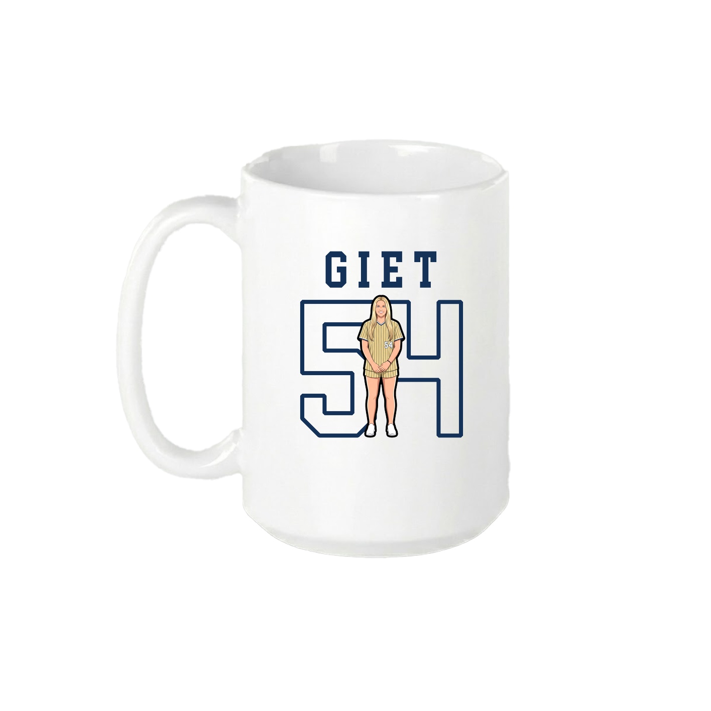 15oz Coffee Mug — Shirsey in White