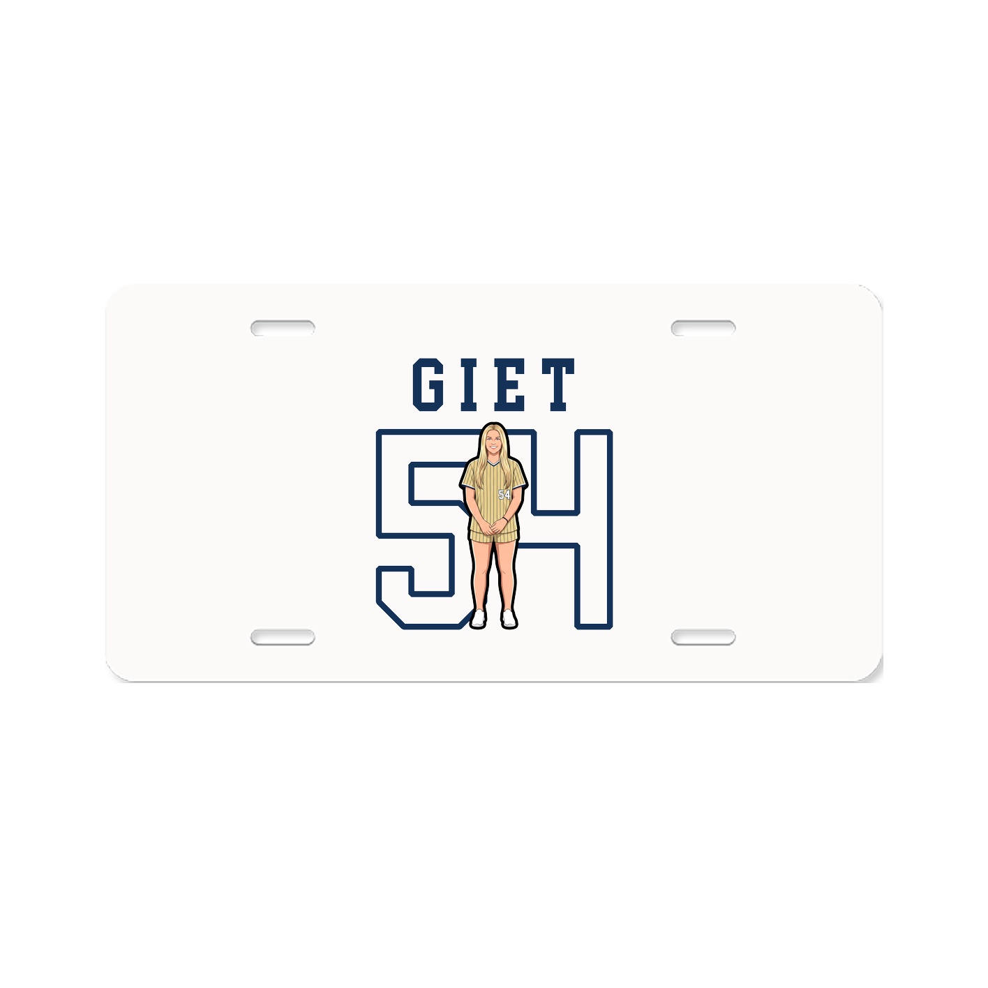 License Plate — Shirsey in Classic