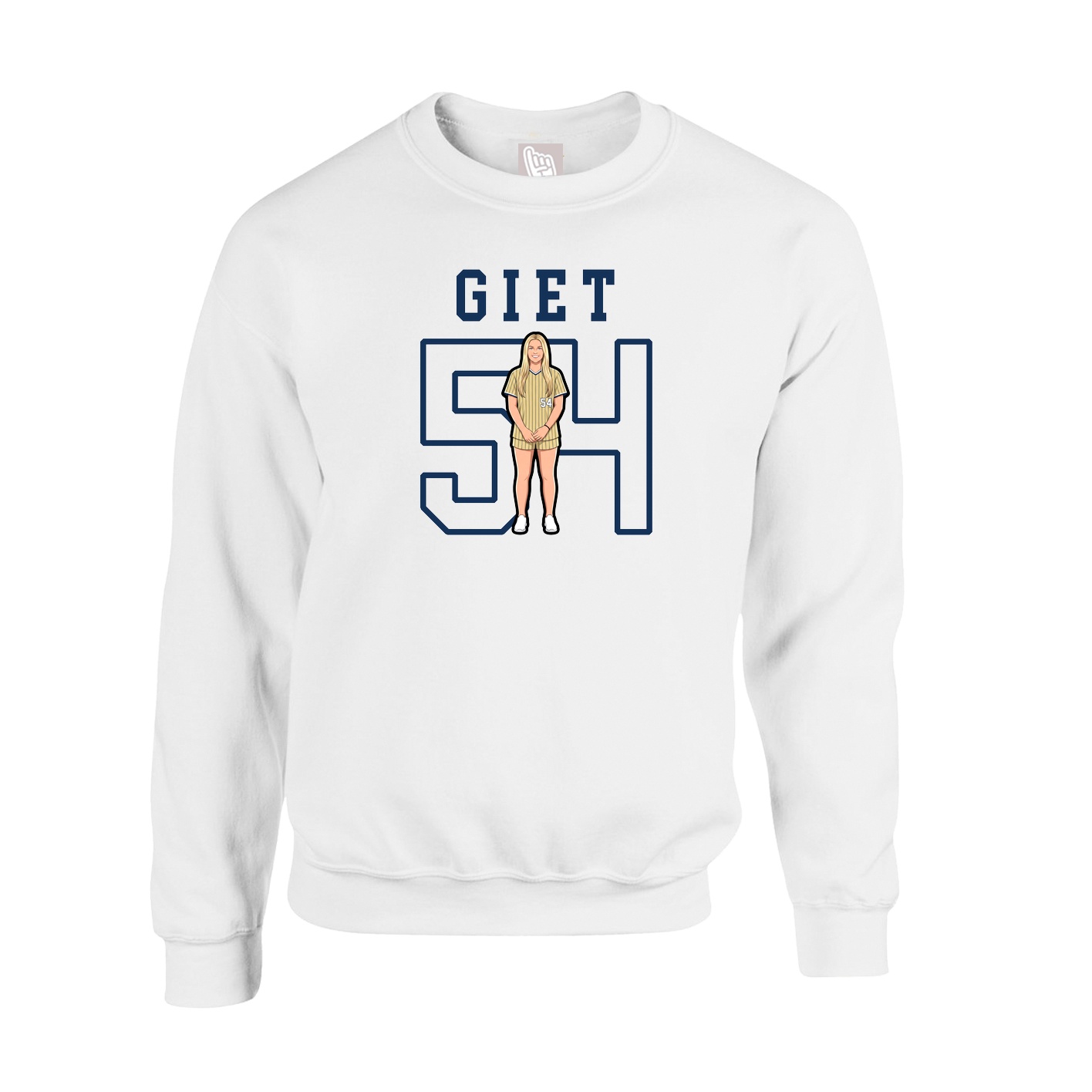 Fleece Crew — Shirsey in White