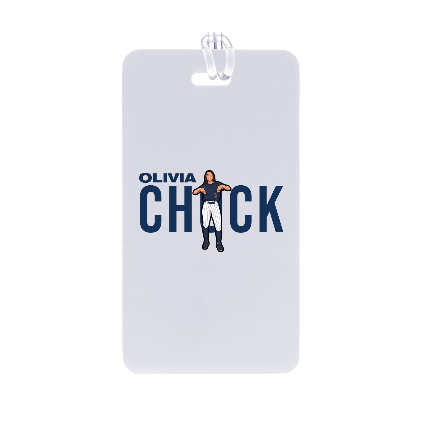 Bag Tag — Player Name in Classic